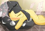  artist_request furry mawile open_mouth pokemon red_eyes 