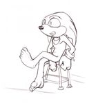  big_feet big_penis chair clenched_teeth feet hi_res knuckles_the_echidna male monochrome neokat omorashi penis sitting sonic_(series) teeth traditional_media_(artwork) 