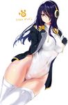  cameltoe emperor_penguin fafas68 headphones kemono_friends leotard thighhighs 