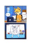  absurd_res anthro breasts canine child comic davidsone dildo female fox hi_res male mammal masturbation nipples plushie sex_toy young 
