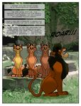  anthro comic dusker78 english_text feline female fur hair lion male mammal nude text transformation 