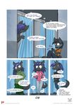  2017 anthro brother brother_and_sister canine comic dialogue digital_media_(artwork) duo english_text female fox male mammal ratcha_(artist) rick_(ratcha) rina_(ratcha) shop sibling sister text 