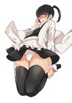  :o ankle_grab bangs black_hair black_legwear black_vest blunt_bangs breasts brown_hair cameltoe center_frills commentary_request frilled_skirt frills from_below full_body glasses groin hand_on_eyewear hand_up highres jacket knees_up long_sleeves looking_at_viewer miniskirt niizuka_(c-drop) open_clothes open_jacket open_mouth original panties pantyshot pantyshot_(standing) pleated_skirt red-framed_eyewear shirt short_hair sidelocks simple_background skirt small_breasts solo standing thick_thighs thigh_gap thighhighs thighs twintails underwear upskirt vest white_background white_jacket white_panties white_shirt white_skirt wide_hips wind wind_lift 