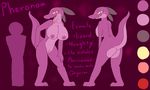  2017 big_breasts blush breasts digital_media_(artwork) female lizard model_sheet nipples nude pheromones pheronoa pussy reptile rime_the_vixen scalie simple_background 