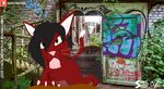  2017 abandoned_building ambrosia_hale anthro big_penis black_hair bottomless breasts brown_eyes butt cat claws clothed clothing cum cum_in_mouth cum_inside cyiancefiction day detailed_background digital_drawing_(artwork) digital_media_(artwork) drooling duo ear_tuft erection feline fellatio female fur graffiti hair handjob hi_res huge_penis invalid_tag looking_at_viewer male male/female mammal nude open_mouth oral orgasm outside penetration penis red_fur saliva sex side_boob sky sweetthesour toes tuft urbex whiskers young 