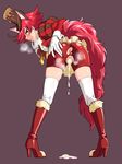  animal_ears ass bent_over bike_shorts blush boots breath cum cum_in_pussy cum_pool cumdrip cure_chocolat dog_ears dog_tail extra_ears fur_trim gloves hat high_heel_boots high_heels highres kenjou_akira kirakira_precure_a_la_mode looking_at_viewer magical_girl nagiichi oral precure puffy_sleeves red_footwear red_hair red_shorts short_hair shorts simple_background solo tail thighhighs torn_bike_shorts torn_clothes white_gloves white_legwear 