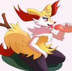  2014 anthro braixen disembodied_penis duo female handjob humanoid_penis kneeling looking_at_penis maishida male male/female nintendo nude penis penis_grab pok&eacute;mon precum sex simple_background solo_focus tongue tongue_out video_games 