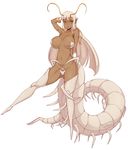  2017 arthropod big_breasts blushstroke breasts centipede clothed clothing deity fan_character female hair hybrid insect invalid_color invalid_tag jewerly monster_girl_(genre) nephthys open_mouth pharaoh solo 