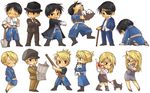  angry apple bishounen black_eyes black_hair black_hayate blond_hair blonde_hair brown_eyes chibi dog eyepatch female full_metal_alchemist fullmetal_alchemist fullmetal_alchemist_brotherhood glasses gun happy inu kuudere long_hair male megane moe riza_hawkeye roy_mustang short_hair skirt smile suit 