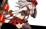  alisa_ilinichina_amiella boots cabbie_hat elbow_gloves fingerless_gloves gloves god_eater god_eater_burst hat lavender_hair long_hair midriff navel nyoro_(nyoronyoro000) open_mouth plaid plaid_skirt purple_eyes skirt solo suspender_skirt suspenders thigh_boots thighhighs zettai_ryouiki 