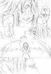  comic crying final_fantasy final_fantasy_viii laughing monochrome rinoa_heartilly scarlet-berry squall_leonhart tears the_strawberry_(artist) ultimecia yandere 