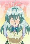  cum cum_in_mouth cum_on_clothes facial open_mouth run_elsie_jewelria to_love-ru toloveru tongue 