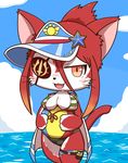  artist_request cat cat_busters eye_patch furry open_mouth red_hair short_hair 