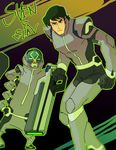  alien black_hair bodysuit character_name hyakujuu-ou_golion iria59 male_focus multiple_boys serious short_hair slav_(voltron) spoilers sven_(voltron) voltron:_legendary_defender 