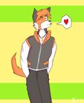  2015 anthro better_version_at_source clothing fur hair itsdablazewolf male mammal owen_(repeat) repeat_(visual_novel) solo 