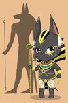  anubis canine deity egyptian jackal mammal rockarboom 