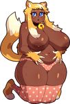  2016 3_toes 5_fingers aliasing animal_humanoid arm_tuft barefoot bell_collar belly big_breasts big_thighs biped blue_eyes breasts brown_skin cat_humanoid clothed clothing collar dark_skin digital_drawing_(artwork) digital_media_(artwork) digitigrade dipstick_tail eyelashes feline female fingerless_(marking) freckles front_view fukmin-dx full-length_portrait fur gloves_(marking) hair hand_on_stomach hindpaw huge_breasts humanoid humanoid_hands inner_ear_fluff kneeling legs_together legwear long_hair long_tail looking_away looking_up low_res mammal markings multicolored_fur multicolored_hair multicolored_tail navel open_mouth orange_fur orange_hair overweight overweight_female panties paws pink_bottomwear pink_clothing pink_legwear portrait pseudo_clothing raised_heel raised_tail shiny simple_background sitting socks socks_(marking) solo spotted_clothing spotted_legwear spotted_panties tammy_(fukmin-dx) thigh_highs thigh_socks toeless_(marking) toeless_socks toes topless tuft two_tone_fur two_tone_hair underwear wariza white_background white_fur white_hair 