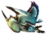  alpha_channel ambiguous_gender avian bird canine feathered_wings feathers feral fur grey_feathers grey_fur hybrid mammal simple_background solo tatchit transparent_background white_feathers wings wolf 