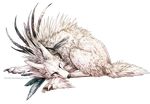  alpha_channel canine claws eyes_closed fox fur mammal paws simple_background sleeping tatchit transparent_background white_fur 