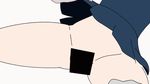  1girl animated animated_png censored heart heart_censor mosaic_censoring panties ugoira underwear white_panties 
