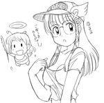  dr._slump greyscale kakkii monochrome norimaki_arale os-tan 