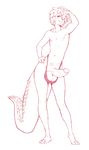  anthro armadillo balls big_balls big_penis blush boosterpang clothing erection humanoid_penis looking_at_viewer male mammal penis retracted_foreskin smile solo standing uncut underwear vein veiny_penis wide_hips 
