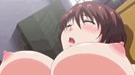  1girl animated animated_gif bouncing_breasts breasts exhausted huge_breasts hypnosis kyonyuu_reijou_mc_gakuen mind_control nipples 