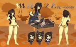  asian chibi clothing female human japanese kei mammal model_sheet not_furry panties solo steam_punk underwear zingiber 