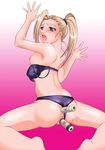  2dcg anal black_bra black_panties bra breasts dildo lingerie medium_breasts naruto naruto_(series) nipples object_insertion panties panties_aside pussy scroll solo strap_slip underwear underwear_only yamanaka_ino 