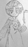  akazukin_chacha apron psuke shiine sketch spoon standing 