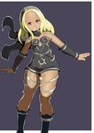  1girl blonde_hair character_request gravity_daze red_eyes solo tagme 