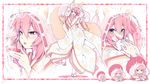  :3 alternate_costume animal_ear_fluff animal_ears bell blush chibi fang fate/extra fate_(series) fox_ears fox_mask fox_tail highres japanese_clothes kimono looking_at_viewer mask multiple_views open_mouth parasol pink_hair sitting tail tamamo_(fate)_(all) tamamo_no_mae_(fate) umbrella wisespeak 