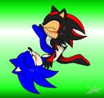  anal blush male male/male shadow_the_hedgehog sonic_(series) sonic_the_hedgehog sweat zjg 