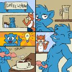  balls beverage canine coffee cum cum_in_coffee humor idea male mammal penis unknown_artist 