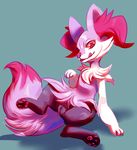  2016 3_fingers 4_toes anthro arm_support barefoot bedroom_eyes begging begging_pose big_ears biped black_fur black_pussy braixen canine cheek_tuft cherrysnak chest_tuft clitoris digital_media_(artwork) digital_painting_(artwork) digitigrade dipstick_tail eyelashes facial_markings female flat_chested fluffy fluffy_tail front_view full-length_portrait fur grey_background half-closed_eyes head_tilt hindpaw inner_ear_fluff leg_tuft licking licking_lips long_tail looking_at_viewer looking_down mammal markings multicolored_fur multicolored_tail nintendo nude pawpads paws pink_nose pink_pawpads pok&eacute;mon portrait presenting presenting_pussy pseudo_clothing purple_fur pussy reclining red_eyes red_fur seductive shadow shiny_pok&eacute;mon simple_background sitting slit_pupils smile solo spread_legs spreading toes tongue tongue_out tuft video_games white_fur 