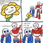  flowey_the_flower invalid_tag papyrus peeing sans undertale urine video_games 