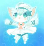  artist_request blue_eyes blue_hair cat cat_busters furry open_mouth underwater 