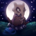  animated bag cape claws clothing cubone cute doodleric flower grass journal moon night_time nintendo pen plant pok&eacute;mon rock safe skull solo star toto_(character) video_games writing_(disambiguation) 