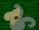 angrypotato96 anthro big_breasts breasts crocodile crocodilian female huge_breasts makeup nipples nude olivia_(angrypotato96) pussy reptile scalie solo thick_thighs voluptuous 