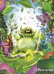  creature day fantasy flower force_of_will gozz grass leaf nature no_humans official_art sky watermark wind 