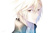  amatari_sukuzakki bangs blonde_hair closed_mouth deere_(fire_emblem_if) face fire_emblem fire_emblem_if hair_between_eyes high_collar looking_at_viewer male_focus multicolored multicolored_eyes portrait purple_eyes simple_background solo white_background white_hair 