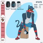  anthro clothing exercise incineroar intimatewolf litten male nintendo pok&eacute;mon shorts solo torracat video_games weightlifting workout 