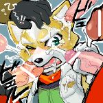  bukkake canid canine clothed clothing cum cum_in_ear cum_in_mouth cum_inside cum_on_clothing cum_on_face fellatio fox fox_mccloud group group_sex handjob male male/male mammal nintendo oral orgy penis sex star_fox tears unknown_artist video_games 