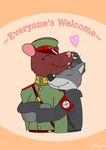 &lt;3 2017 canine communism hug mammal nazi politics rodent tagme 