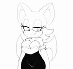  2017 animated anthro armwear bat bedroom_eyes big_breasts breast_jiggle breasts cleavage clothed clothing digital_media_(artwork) elbow_gloves eyelashes female gloves half-closed_eyes hearlesssoul looking_at_viewer loop mammal membranous_wings one_eye_closed rouge_the_bat seductive simple_background smile solo sonic_(series) thick_thighs video_games wings wink 