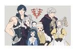  4boys blonde_hair blue_eyes blue_hair blush brother_and_sister cape cousins dual_persona eudes_(fire_emblem) family father_and_daughter father_and_son female_my_unit_(fire_emblem:_kakusei) fingerless_gloves fire_emblem fire_emblem:_kakusei gloves krom liz_(fire_emblem) long_hair lucina male_my_unit_(fire_emblem:_kakusei) mark_(fire_emblem) mark_(male)_(fire_emblem) mother_and_daughter mother_and_son multiple_boys multiple_girls my_unit_(fire_emblem:_kakusei) open_mouth short_hair siblings smile tiara twintails yellow_eyes 