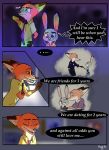  2018 anthro berriiazul canine clothed clothing comic disney female fox fur hi_res judy_hopps lagomorph male mammal nick_wilde rabbit zootopia 