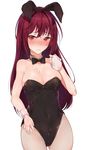  animal_ears bunny_ears bunny_girl cleavage fate/grand_order fishnets hplay pantyhose scathach_(fate/grand_order) 