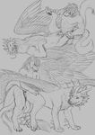  2017 abs absurd_res all_fours anthro anthro_on_feral bestiality black_and_white chest_tuft claws digital_drawing_(artwork) digital_media_(artwork) doggystyle dragon duo eastern_dragon eyes_closed feathered_wings feathers female feral flesh_whiskers frill from_behind_position fur furred_dragon hair hi_res horn hybrid knot knotting leg_grab long_hair looking_back looking_down lying male male/female male_on_feral male_penetrating monochrome multiple_scenes neck_tuft nude on_back open_mouth pawpads paws penetration pussy pussy_juice sex simple_background sketch smaller_version_at_source smile spread_wings standing table_lotus_position tail_tuft teeth tongue tongue_out tuft vaginal vaginal_penetration white_background wingless_dragon wings yaroul 