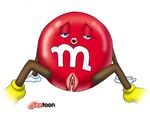  candy m_and_ms mascots red rule_63 sextoon 